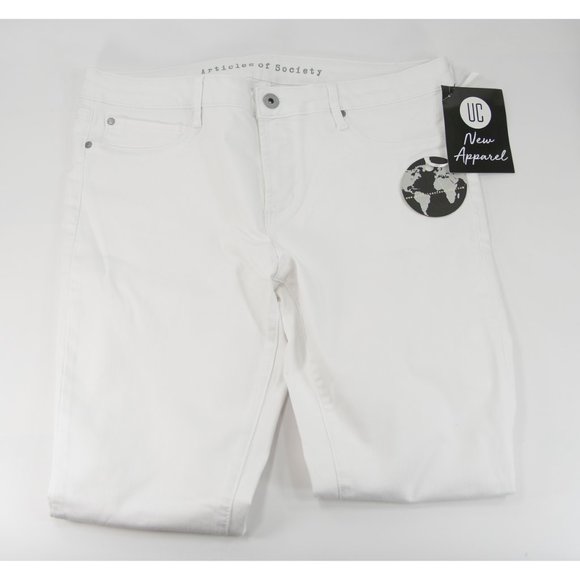 Munich White Sarah Skinny Mid Rise Jeans 31 - Picture 5 of 6